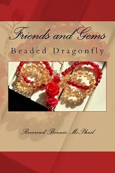 Paperback Friends and Gems: Beaded Dragonfly Book