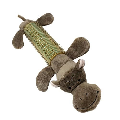 Squeaker Toy, Dog Toy, Animal Shape Puppy Teething Oral Health Grunting Feature Chasing Fun Sturdy Design Interactive, Dog Squea
