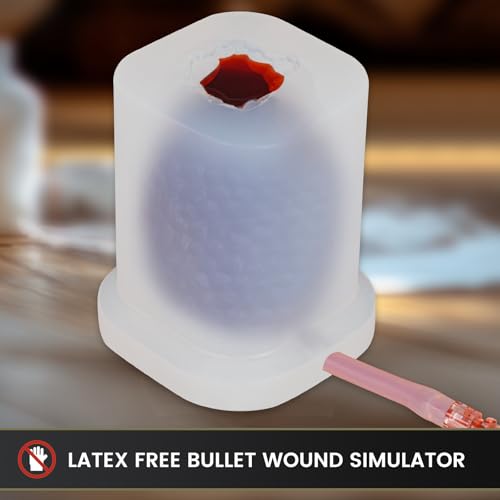 Image of SimCoach Wound Packing Trainer Kit, Stop the Bleeding Training Kit for Hemorrhage Control, Transparent Wound Dressing Trainer for Hemostasis Training, 0.3in