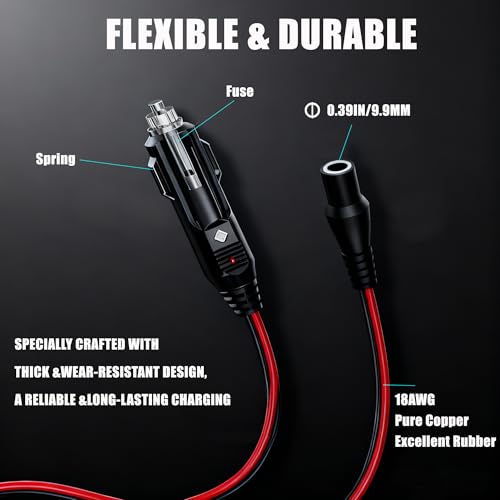 56W 14V 4A DC Car Charger for Noco GB70 GB150, Compatible with Noco Genius Boost HD Series Lithium Battery Jump Starter, - Additional View