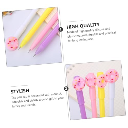 Zerodeko 20 bolígrafos de tinta gel donut dibujos animados miniatura 5