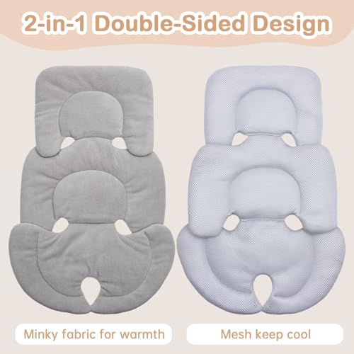 Image of Infant Insert Compatible with Graco Snugride 35 - Car Seat Insert Cushion Pad, Replacement Infant Car Seat Insert for Graco, Soft Pillow, Double-Side Use