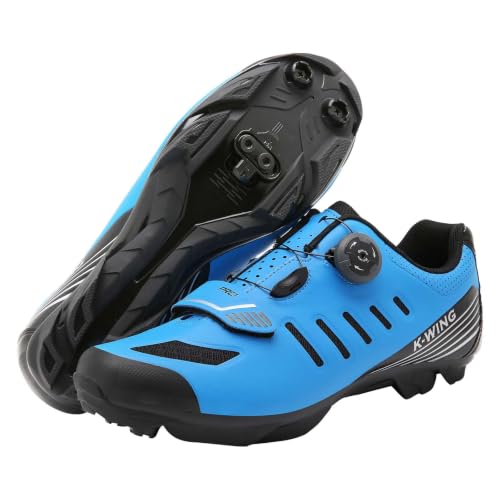 Image of Unisex Cycling Shoes Compatible with pelaton Indoor Road Bike Shoes Mountain Bike Shoes for Men and Women Delta Cleats Clip Outdoor Pedal Bicycle Shoes MTB Shoes for Men
