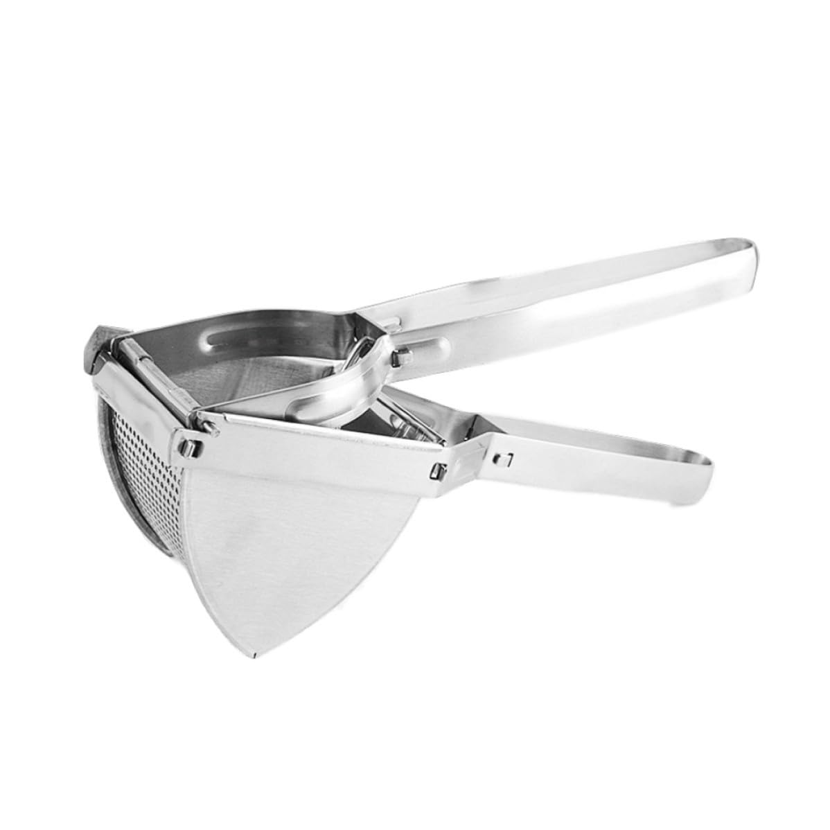 Uonlytech Schiacciapatate Manici Ergonomici in Acciaio Inossidabile Multifunzione Pressa Manuale Facile da Usare per Verdure e Frutta per Purè e Succo