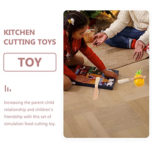 TOYANDONA 1 Satz Spielzeug Sie Obst Und Gemüse Set Kinderküche Essen Pretend Toys – Bild 6