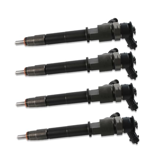 CYCWER 0445110249 4pcs Diesel Fuel Injectors Fit for 2019-2021 Ranger 2.3L, Fit for 2013-2016 Ranger 2.5L, Replace OE 0445110249 WE0112H50A, WE0113H50