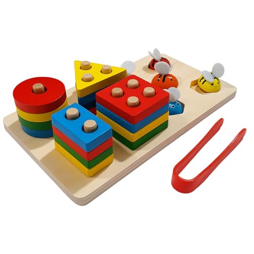 Brinquedo Educativo e Criativo de Aprendizado Encaixe Geométrico ...
