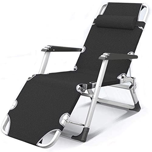 Chaise pliante zéro gravité grise Sun-Chou pour jardin et camping