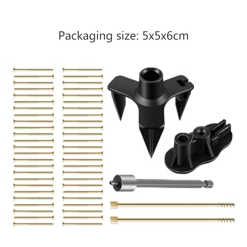 Kit de fixation au sol complet avec outil de recherche de poutres - 4