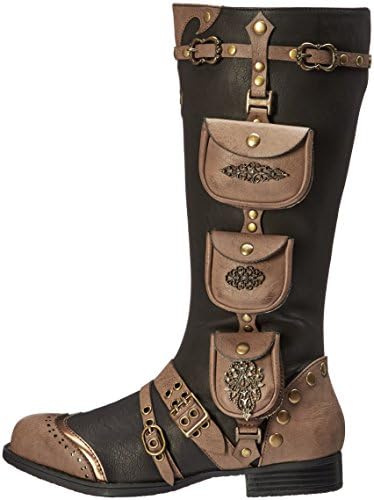Ellie Shoes Women's 181-Silas Steampunk Boot, Black, 8 M US | Image 7