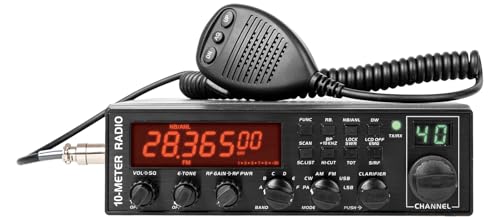 OMIZN 5558 SSB CB Radio 10-Meter Multi-Mode Mobile Transceiver, 50W AM/FM/CW 45W SSB, 360 Channels Programmable, Instant Channel 9, NB/ANL, SWR Calibration, ASQ for Long Range