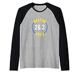 Boston 26.2 2026 Marathon Raglan Baseball Tee