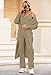 Fixmatti Women 3 Pcs PJ Outfit Set Crop Tops Pants and Open Front Cardigan Tracksuit Lounge Set Fall Outfits Camel S
