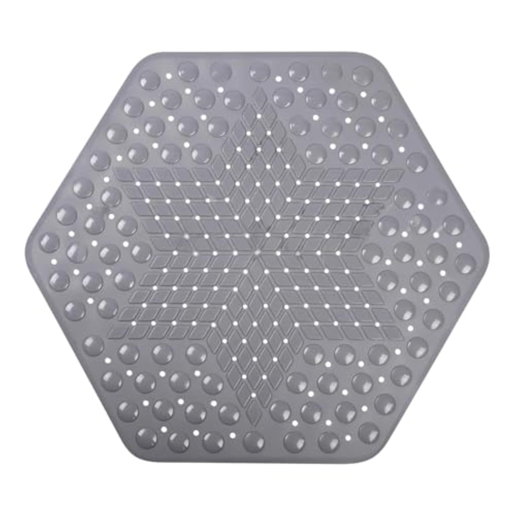 Hexagonal Anti-Slip Bath Mat with Modern Design