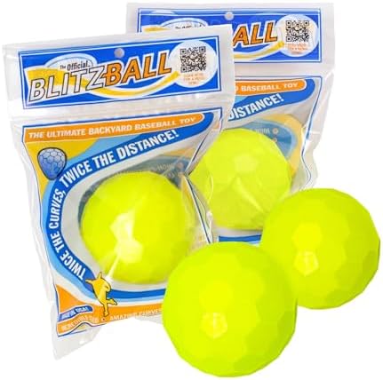 Blitzball Plastic Baseball (4 Pack)