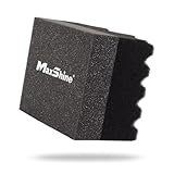 Maxshine Hydro-Tech Tire Foam Applicator Pad Waxing Sponge for Car Detailing, Zigzag-Cut Design for Superior Coverage – Scratch-Free Sponge for Tire Shine, Wax, Sealants & Glazes