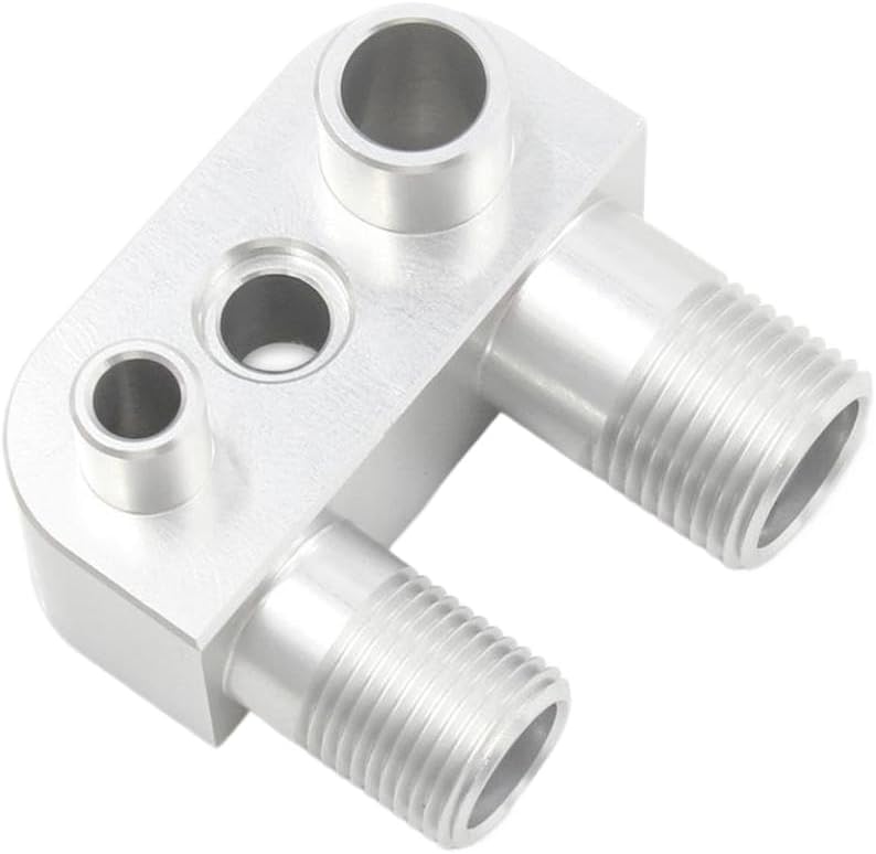 A C Line Compressor Adapter Fitting Compatible With LSX LS2 Engine Swap