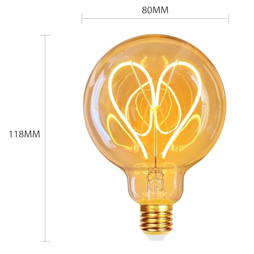 Ampoule LED E27 rétro ambrée haut de gamme à intensité variable pour hôtel