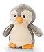Lashuma Plüschtier Animale di Peluche Pinguino Perri Grigio, Animale da Coccole Pippins ca. 14 cm Insieme al Burro per Il Corpo Amarena - Ribes, 7ml
