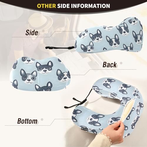 Almohada viscoelástica cuello tamaño único multicolor miniatura 4