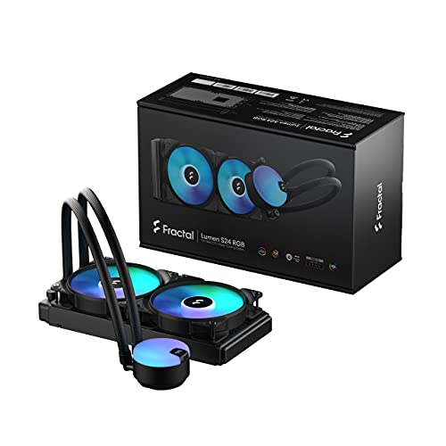 Image of Fractal Design Lumen S24 RGB Aspect 12 RGB x2 AIO CPU Liquid /Water Cooler
