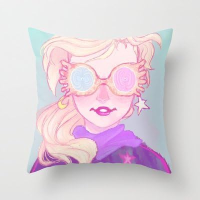 1616 inch throw pillow cover Luna Lovegood New arrival comfortable pillowcase