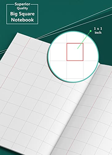 Image of WOODSNIPE Soft Brown Cover Big Maths Square Ruled Notebooks | Square 1 inch | 76 Pages A5 Size |18 cm x 24 cm Approx |Pack of 16 Books | GSM 58