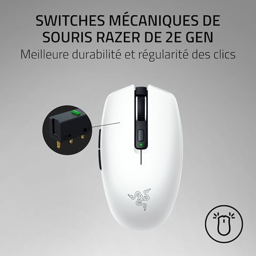 Ratón Razer Orochi V2 Gaming sans fil 16000 DPI compact - vue 6