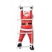 Hangarone Santa Doll Pendentif, 60CM Corde d'escalade échelle du Père Noël Décorations de Noël extérieur Père Noël Doll Pendentif.