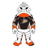 Anaheim Ducks Sticker Wild Wing Mascot Team National Hockey League Vinyl Decal Laptop Water Bottle Car Scrapbook NHL (Individual C)