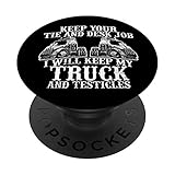Photo Gallery divertente cool camionista - keep your desk job truck driver popsockets supporto e impugnatura per smartphone e tablet Photo Gallery divertente cool camionista - keep your desk job truck driver popsockets supporto e impugnatura per smartphone e tablet
