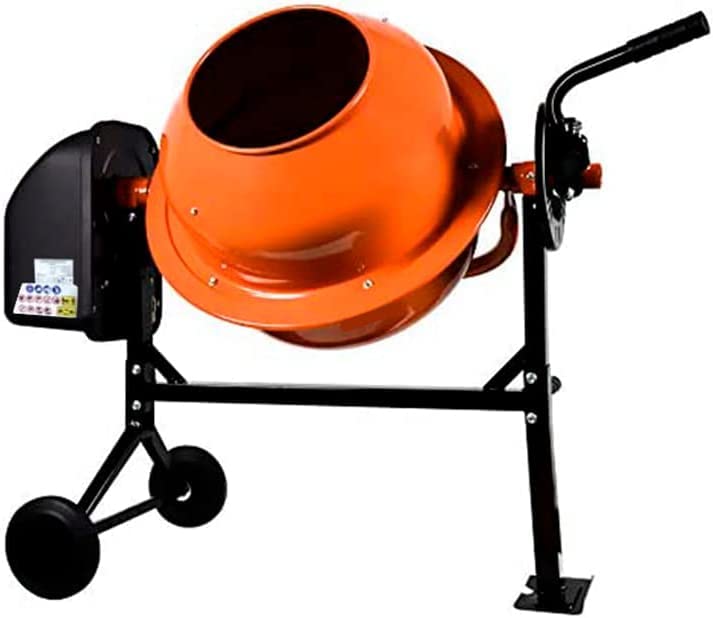 🔩 POTENTE E AFFIDABILE: Betoniera elettrica con motore da 220 W; ideale per miscelare cemento, calcestruzzo, malta, intonaco e gesso; garantisce impasti omogenei e pronti in pochi minuti; perfetta per fai-da-te e professionisti.