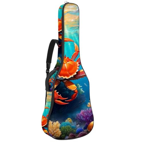 Sac pour guitare acoustique housse étanche poches pour accessoires