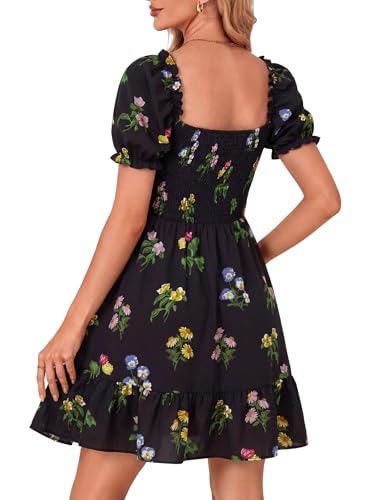 Image of Rooscier Women's Summer Boho Mini Dress