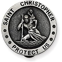 Cathedral Art Abbey & CA Gift Auto Visor Clip, St. Christopher