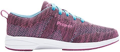 Propét womens Washable Walker Evolution Oxford, Berry/Blue, 10.5 Wide US | Image 3