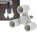Produktbild Sockel Adapter Lampensockel Adapter E14 auf 3 x E14 Fassung Tripple