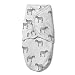 SwaddleMe Original Swaddle Luxe Edition with Easy Change Zipper, Zebra, Small (0-3 Months, 7-14 lbs)