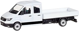 Herpa Ejército Mini Kit de Cabina Doble con Plataforma Man Tge, Color Blanco (13215)