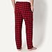 Amazon Essentials Men's Flannel Pajama Pant, Red Buffalo Plaid, Small