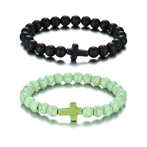 Bracelet en perles Softones en onyx naturel, le cadeau d'amitié idéal
