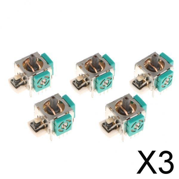 CALANDIS™ 3x5 Pack Analog Stick 3D Rocker Joystick Axis for 360 Game Controllers -D | Replacement Parts & Tools-image-0