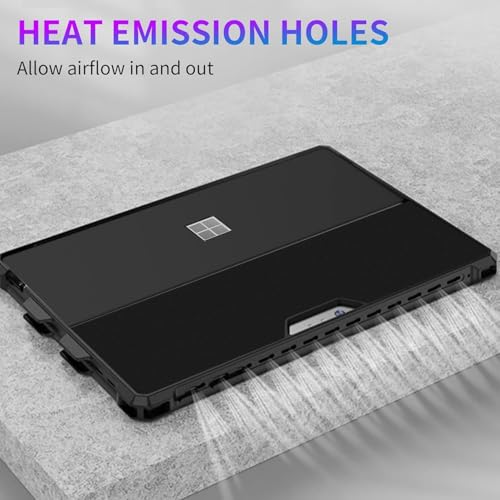 Coque Surface Pro 7+ robuste tout-en-un avec dragonne et support - 6