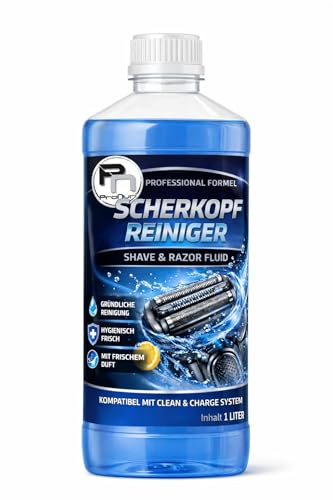 PN Scherkopfreiniger für Panasonic Rasierer, Reinigungsflüssigkeit, 1 Liter, LV97 LV95 LV67 Kompatibel