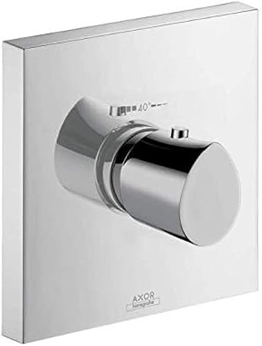 AXOR Citterio E 36103001 - Grifo de lavabo de baño pulido a mano de 1 manija y 12 pulgadas de alto, moderno, cromado