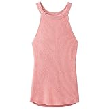 prAna Women's Pyper Sweater T-Shirt, Peach Gerberas, Large