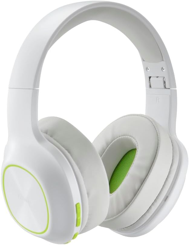 Hama Spirit Calypso II Over-Ear Bluetooth Headphones (Wireless, 60 Hours Battery, Extra Bass, Multipoint Connection, Foldable) White