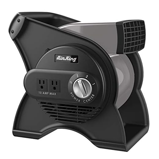 Air King 3-Speed Commercial Grade Pivoting Utility Blower, Black/Gray