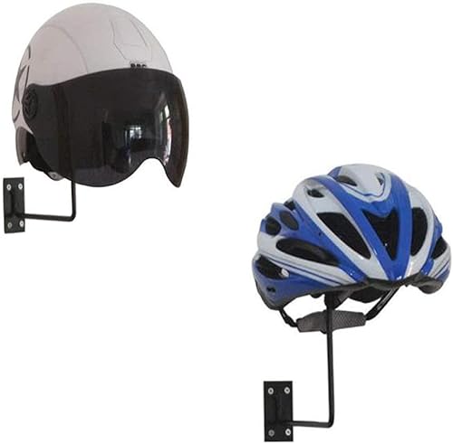 Miniatura 5 de PEI Accesorios de motocicleta Soporte para casco, colgador de chaqueta, estante multifuncional montado en la pared (blanco 3 piezas)