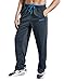 ZENGVEE Athletic Men's Open Bottom Light Weight Jersey Sweatpant with Zipper Pockets for Workout, Gym, Running, Training (Gray,M)